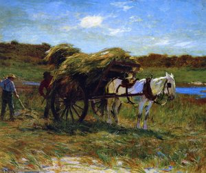 In The Salt Marshes — Edward Henry Potthast, Impressionism
