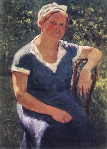 Portrait Of Valentina Grabar — Igor Emmanuilovich Grabar