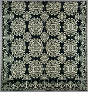 Coverlet — Laura Elizabeth Davidson, Floral Quilting Tradition