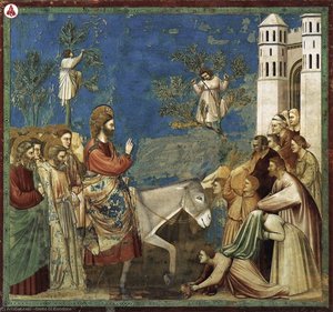 No. 26 Scenes From The Life Of Christ: 10. Entry Into Jerusalem — Giotto Di Bondone