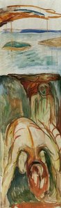 Fragment Of War (also Known As The Storm) — Edvard Munch