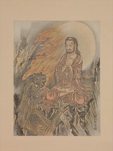 Shakyamuni Conquering The Demons (shaka Gōma Zu) — Kawanabe Kyōsai