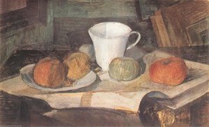 Still-life With Fruits — Janos Kmetty
