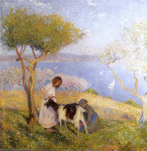 Paysage A La Chevre — Henri Jean Guillaume Martin