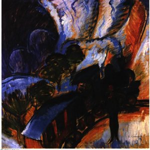 Rhaetian Railway, Davos — Ernst Ludwig Kirchner, Expressionism