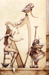 Moon Harpe — Michael Parkes
