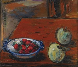 Still Life with Apples and Strawberries, (1940)
