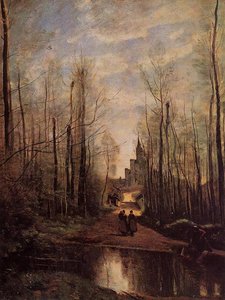 La Iglesia De Marissel — Jean-baptiste-camille Corot