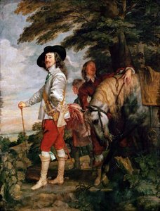 Charles I, King Of England At The Hunt — Sir Anthony Van Dyck, Baroque