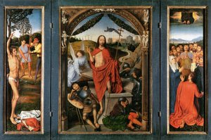 Triptych Of The Resurrection — Memling, Hans, Early Netherlandish Painting