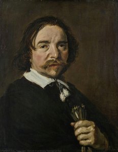 Portrait Of An Elderly Dark-haired Man — Frans Hals, Dutch Golden Age Portraiture