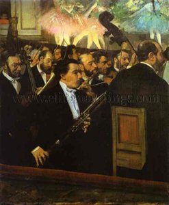 The Orchestra At The Opera House — Edgar Degas