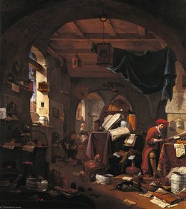 Interior With An Alchemist — Thomas Wyck