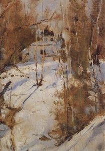 Winter In Abramtsevo — Valentin Alexandrovich Serov