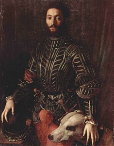 Portrait Of Guidubaldo Della Rovere — Agnolo Bronzino, Mannerism