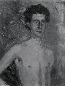 Fragment Of A Self-portrait — Richard Gerstl