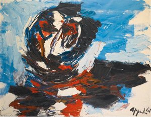 Tête Bleu — Karel Appel