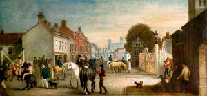 Lincoln High Street, Two Years After The Coming Of The Railways — Sr John E Ferneley