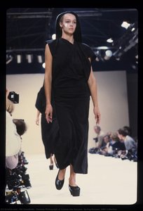 Runway Photograph Of Comme Des Garçons, Spring/summer 1984 Collection — Rei Kawakubo