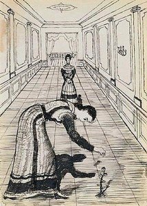 The Rose, Study — Paul Delvaux