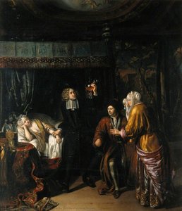 A Physician at the Bedside of a Young Woman