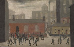 Coming Out Of School — Laurence Stephen Lowry