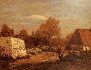 Farm Near Quimper — Eugène Louis Boudin