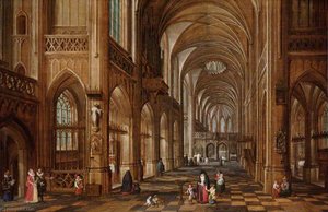 Interior of a Gothic Church