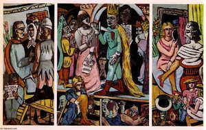 The Actors, Fogg Museum, Cambridge, Massa — Max Beckmann