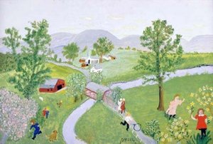 Spring Flower — Grandma Moses