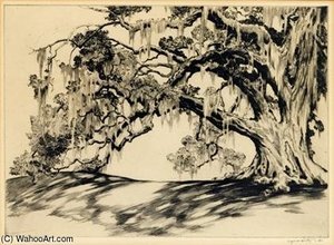 The Patriarch (middleton Gardens) — Alfred Heber Hutty