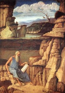 St Jerome Reading In The Countryside 2 — Giovanni Bellini
