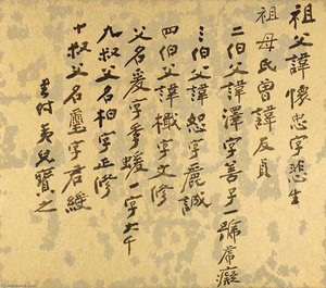 Zhang's Family Lineage — Zhang Daqian, Traditional Chinese Art