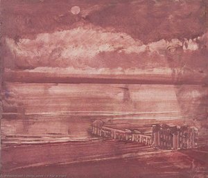 A Pier At Night — Merlin James