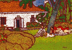 Picnic In The Roma Garden — József Rippl-rónai