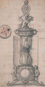 Diseño Para El Reloj De Anthony Denny — Hans Holbein El Joven