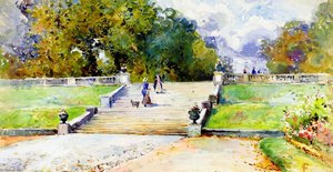 On A Park Terrace — John La Farge