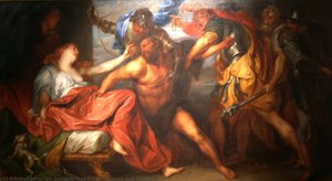 Samson And Delilah — Sir Anthony Van Dyck, Baroque