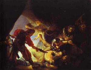 The Blinding Of Samson — Rembrandt Van Rijn, Baroque