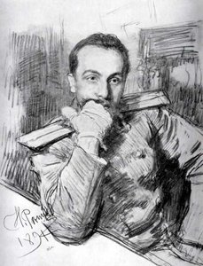 Portrait Of Aleksandr Zhirkevich — Ilya Yefimovich Repin