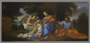 Le Repos De La Sainte Famille — Michel Dorigny