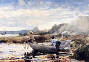 Boys In A Dory 1 — Winslow Homer