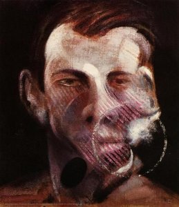 Three Studies For A Portrait Of Peter Board, 1975 Left — Francis Bacon, Expressionism