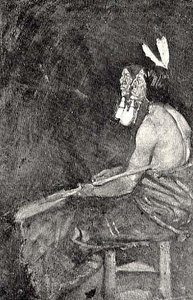 Indian Portrait, (painting) — George De Forest Brush