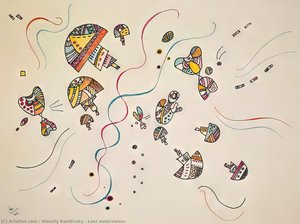 Letzte Aquarellmalerei — Wassily Wassilyevich Kandinsky