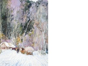 Winter Sleigh Ride Through The Forest — Leon Shulman Gaspard