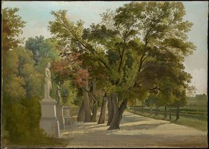 Entrance To The Giardino Del Lago, Villa Borghese, Rome — Gustaf Wilhelm Palm