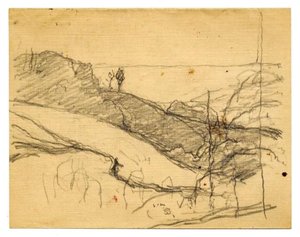 Landscape Sketch 5 — Theodore Clement Steele, Impressionism