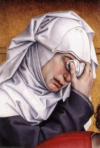 Deposition (detail) — Rogier Van Der Weyden