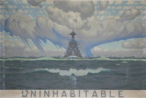 'there Is No Uninhabitable Unnavigable' (triptych, Centre Panel) — Charles Pears